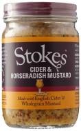 Горчица Stokes Сидр и Хрен 185 г