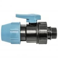 Кран шаровой Unidelta для ПЭ труб O50 x 1 1/2" ЗР PP-B