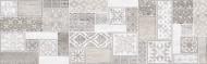 Плитка InterCerama Atrium Декор серый Д 186071 25x80