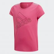 Футболка Adidas YG TR BRAND TEE DJ1094 малиновый