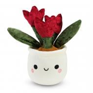 Мягкая игрушка Plush and Co Цветочки тюльпан 10х10х20 см красный с белым PLC25051