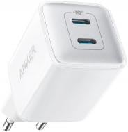 Зарядное устройство Anker PowerPort 521 Nano Pro - 40 W 2xUSB-C PIQ 3.0 (A2038G21)