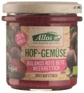 Паста для бутербродов Allos из свеклы и хрена органическая 135 г