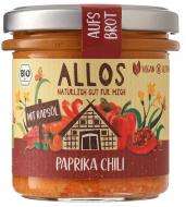 Паста для бутербродов Allos из паприки и чили органическая 140 г