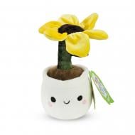 Мягкая игрушка Plush and Co Цветочки подсолнух 7х7х15 см белый с желтым PLC25045