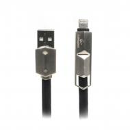 Дата-кабель Cablexpert 1 м (CCPB-ML-USB-05BK) USB 2.0/Lightning/Micro USB