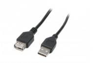 Кабель Maxxter 3 м черный (U-AMAF-10) USB2.0 AM/AF