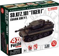 Пазл объемный 4D Master Танк SD.KFZ.181 Tiger I (Dark grey) 26321