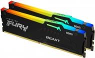 Оперативна пам'ять Kingston DDR5 SDRAM 32 GB (2x16GB) 5200 MHz (KF552C40BBAK2-32) FURY Beast RGB