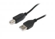 Кабель Maxxter 1,8 м черный (U-AMBM-6) USB2.0 AM/BM