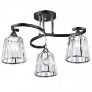 Люстра потолочная Victoria Lighting 3x60 Вт E27 черный Sands/PL3 black