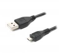 Кабель Maxxter USB – microUSB 0,5 м черный (U-AMM-0.5M) Micro USB2.0 AM/B mUSB