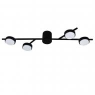 Люстра потолочная Victoria Lighting 4xGX53 черный Singapore/PL4 black