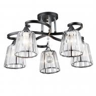 Люстра стельова Victoria Lighting 5x60 Вт E27 чорний Sands/PL5 black
