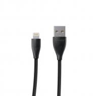 Кабель Maxxter 1 м чорний (UB-L-USB-01BK) USB 20 А-тато/Lightning