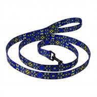 Поводок для собак Lucky Pet Вишиванка голубая капрон 16мм/152см/904