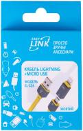 Кабель Easy Link USB – microUSB 0.95 м желтый (EL-524, yellow)