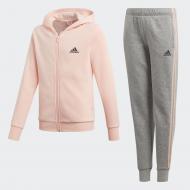 Костюм Adidas YG HOOD COT TS DT6279 р. 152 персиковый Костюм Adidas YG HOOD COT TS DT6279 р. 152 персиковый
