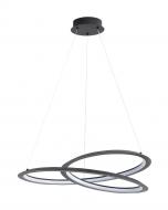 Люстра підвісна Goldlux Tango 44 Вт LED-модуль чорний 331106