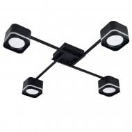 Люстра стельова Victoria Lighting 4xGX53 чорний Peach/PL4 black