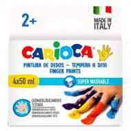 Краски гуашевые пальчиковые Carioca 4 x 50 мл 43173