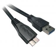 Кабель Viewcon USB 3.0 Am-Micro B 1,5 м черный (VV 010-1,5м.)