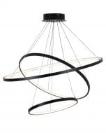 Люстра подвесная Goldlux Lea 60 Вт LED-модуль черный 330024