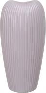 Ваза керамическая Stereo 21х15.5х42.5 см 42,5 см серая