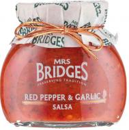 Соус Mrs. Bridges Сальса Красный перец и чеснок 200 г