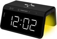 Беспроводное зарядное устройство Promate TimeBridge-Qi с часами-будильником 10 Вт Black Беспроводное зарядное устройство Promate TimeBridge-Qi с часами-будильником 10 Вт Black