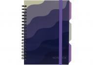 Блокнот Optima DESIGN 34 B6 спіраль з розділювачами 100 арк. клітинка O20358-34