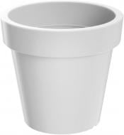 Горшок пластиковый Prosperplast Lofly круглый 11,5 л белый (70713-449)