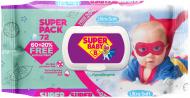 Детские влажные салфетки Super Baby Ultra Soft ромашка и алоэ 72 шт. Детские влажные салфетки Super Baby Ultra Soft ромашка и алоэ 72 шт.