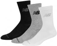 Шкарпетки New Balance Performance Cotton Cushioned Crew LAS95363WM р.M чорний/сірий/білий