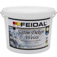 Декоративна фарба Feidal Satin Dekor Weiss білий 10 кг