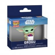 Іграшка з кліпсою Funko POP! серії Мандалорець і Ґроґу - Ґроґу з попкорном 90454