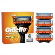 Комплект змінних касет Gillette Fusion 5 Power 4 шт.