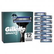 Комплект змінних касет Gillette Mach 3 12 шт.