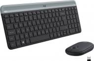 Комплект клавиатура и мышь Logitech MK470 Slim Wireless Keyboard and Mouse Combo Graphite