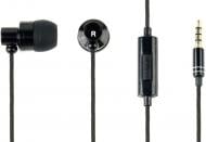 Навушники GMB audio MHS-EP-CDG-B black металевий корпус вакуумні з мікрофоном