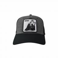 Кепка Cofee с шевроном Волк черная/графитовая SH4027-3/5 [019] Black