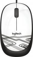 Мишка Logitech Corded Mouse M105 white (910-002944)