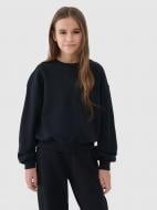 Світшот 4F SWEATSHIRT F1479 4FJWSS25TSWSF1479-20S р.122 чорний