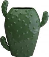 Ваза керамическая Кактус WW 2705 28,5 см 28,5 см зеленая 38224