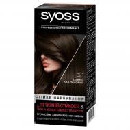 Крем-краска для волос SYOSS Permanent Coloration 3-1 темно-каштановый 115 мл