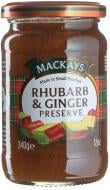 Джем Mackays Ревень с имбирем 340 г