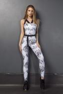 Комбинезон Designed for Fitness р. S белый Sasha Tattooing
