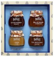 Набор подарочный Mrs. Bridges джем Клубника, конфитюр Апельсин, Лимонный курд 3х113 г + чатные Груша, Яблоко и Имбирь 100 г
