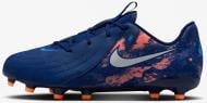 Бутсы Nike Youth Phantom GX II Academy Erling Haaland FG HF1607-400 р.38 синий