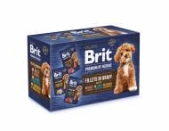 Корм влажный Brit Premium Fillets in Gravy Multipack филе в соусе мультипак 12 шт. х 85 г